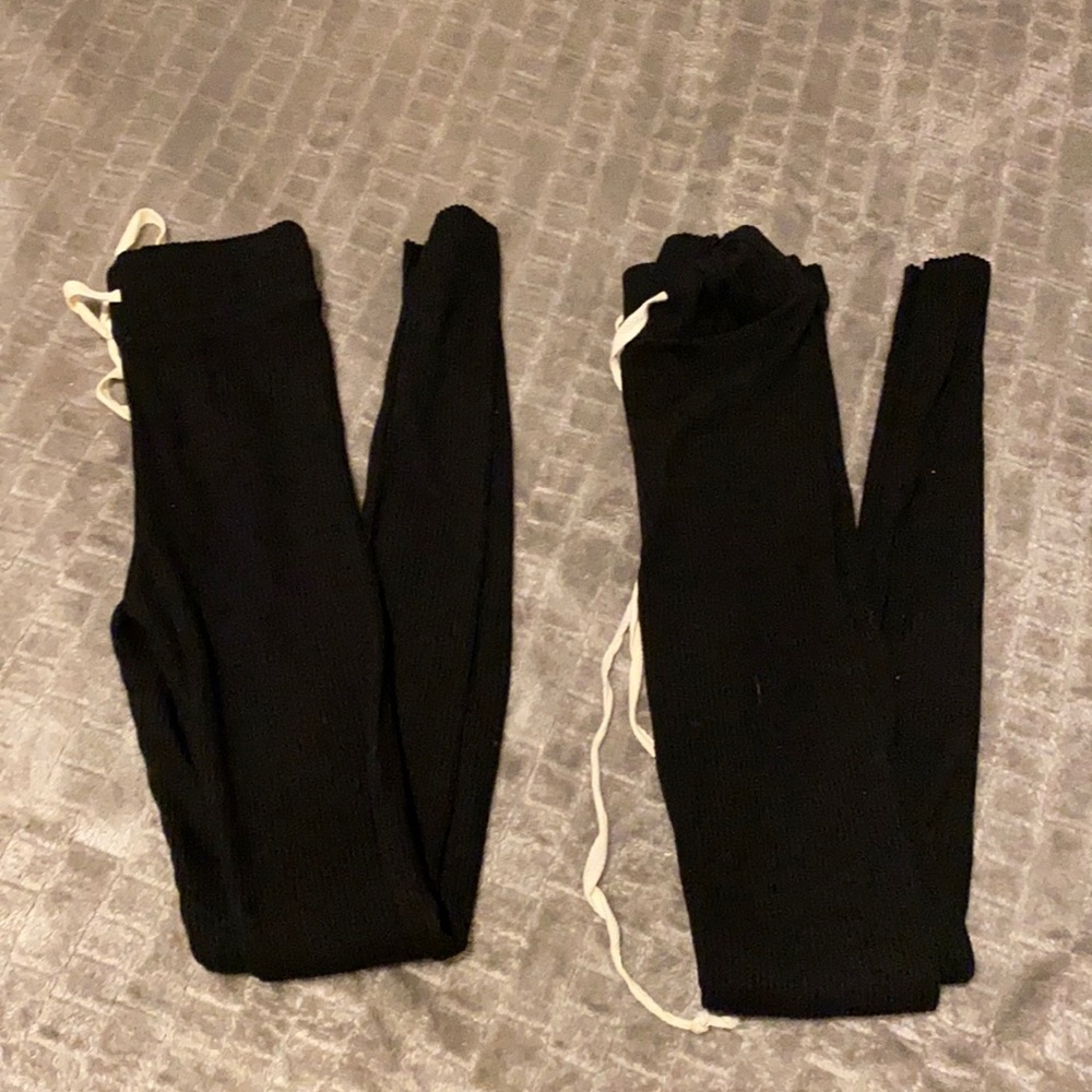 Ribbed leggings